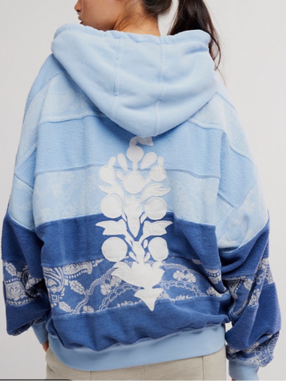 Free People Final Call Bandana Hoodie